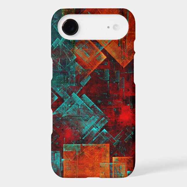 Abstract Modern Colourful Cool Artistic Pattern Case-Mate iPhone Case (Back)