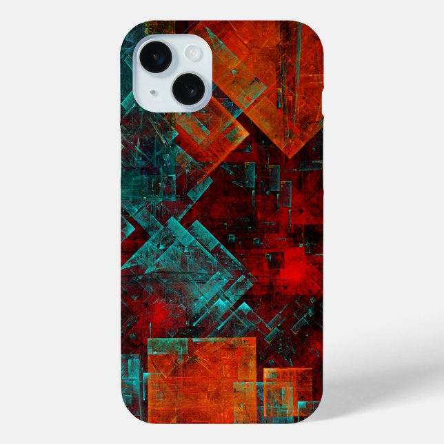 Abstract Modern Colourful Cool Artistic Pattern Case-Mate iPhone Case (Back)