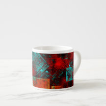 Abstract Modern Colourful Cool Artistic Pattern