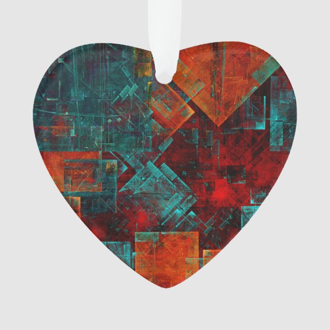 Abstract Modern Colourful Cool Artistic Pattern Ornament (Front)