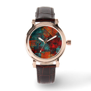 Abstract Modern Colourful Cool Artistic Pattern Watch