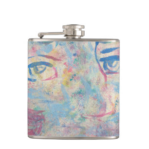 Abstract Modern Colourful "Fancy Wrapped Flask