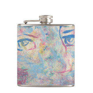Abstract Modern Colourful "Fancy Wrapped Flask