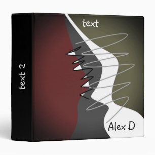 Abstract, Modern, Creative, Applique Throw Pillow Binder