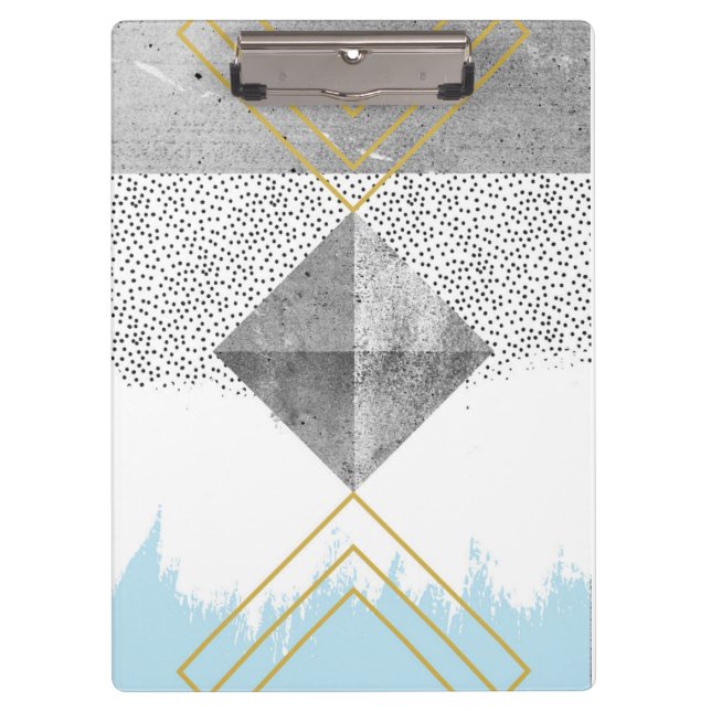 Abstract Modern Design Clipboard (Front)