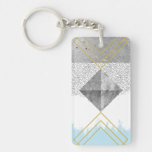 Abstract Modern Design Keychain