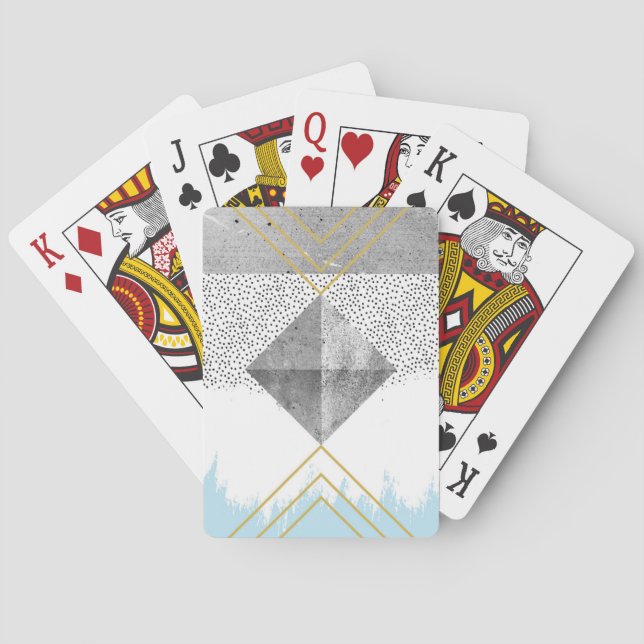 Abstract Modern Design Playing Cards (Back)