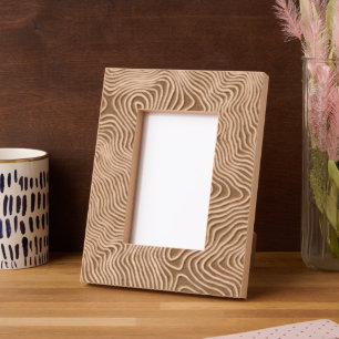 Abstract Modern Elegant Masculine Cool Fun Trippy Etched Frames