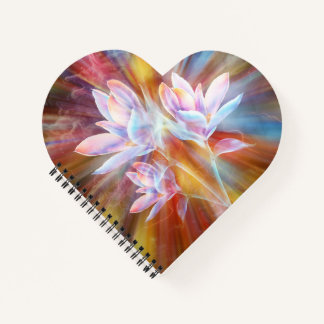 Abstract Modern Flowers artwork Notebook