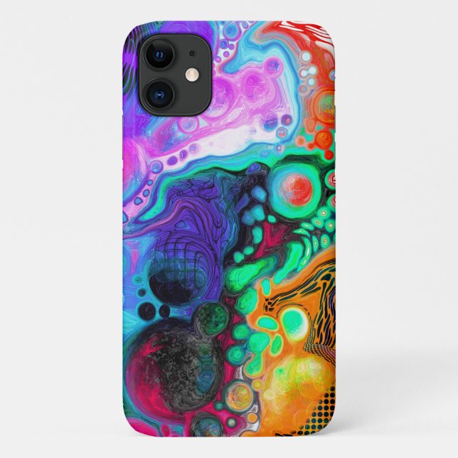 Abstract Modern Fluid Art  Case-Mate iPhone Case (Back)
