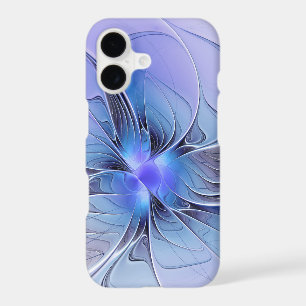 Abstract Modern Fractal Art Lavender Blue