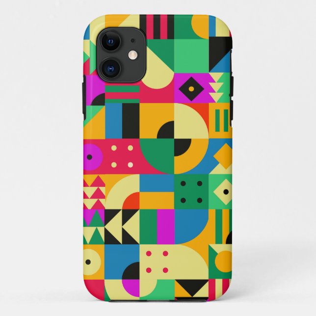 Abstract Modern Garden Case-Mate iPhone Case (Back)