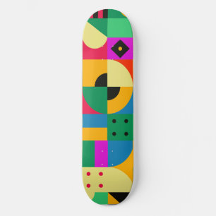 Abstract Modern Garden Skateboard