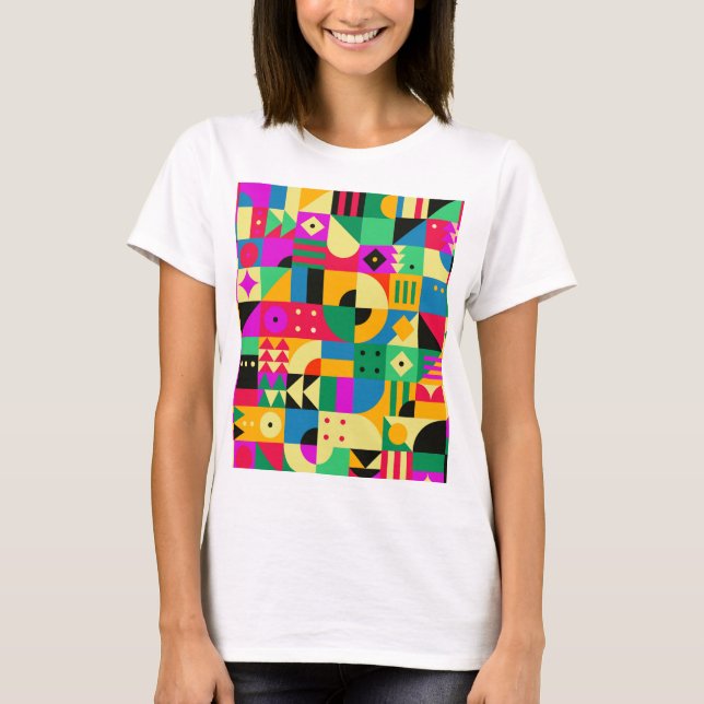 Abstract Modern Garden T-Shirt (Front)