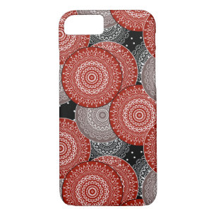 Abstract modern geometrcal circles round shapes ma Case-Mate iPhone case