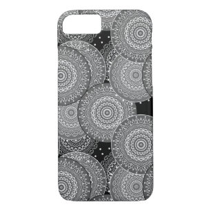 Abstract modern geometric circles round shapes man Case-Mate iPhone case