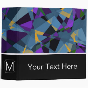 Abstract Modern Geometric Pattern 6 Binder
