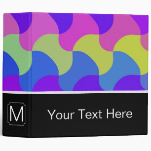 Abstract Modern Geometric Pattern 8 Binder