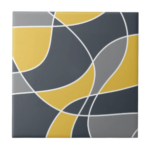 Abstract, modern, geometric, trendy pattern tile