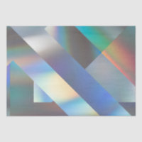 Abstract Modern Geometrical Pastel Holographic