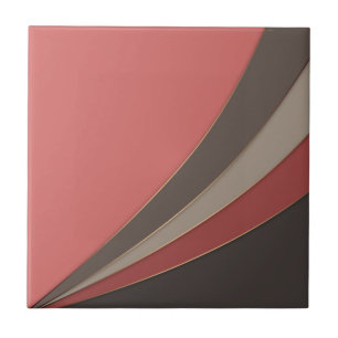 Abstract modern geometrical simple print tile