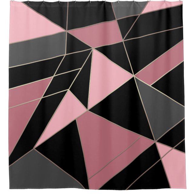 Abstract modern geometrical triangles print (Front)