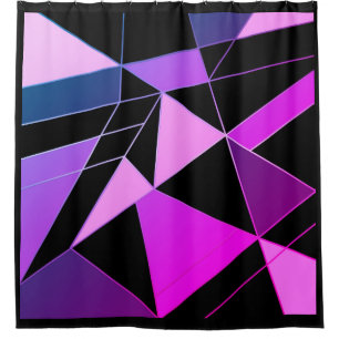 Abstract modern geometrical triangles print