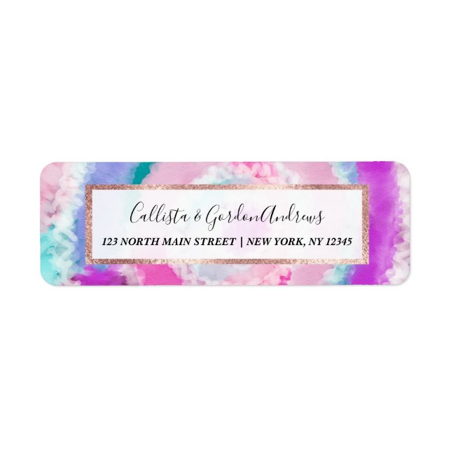 Abstract Modern Girly Pink White Tie Dye Paint (Front)
