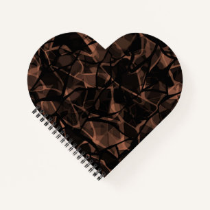 Abstract modern glass mosaic tile pattern bright c notebook