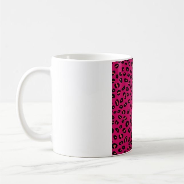 Abstract modern leopard seamless pattern. Animals  Coffee Mug (Left)