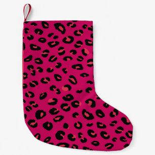 Abstract modern leopard seamless pattern. Animals Small Christmas Stocking