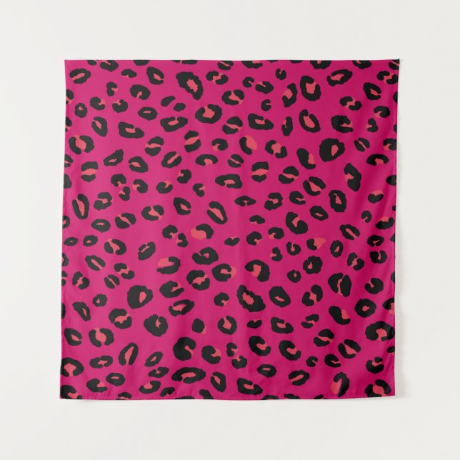 Abstract modern leopard seamless pattern. Animals  Tapestry (Front)