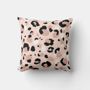 Abstract modern leopard seamless pattern. Animals Throw Pillow