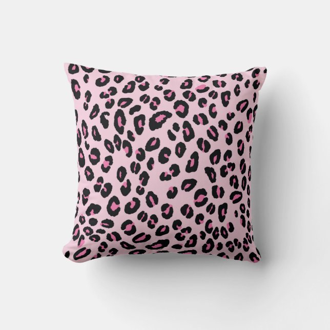 Abstract modern leopard seamless pattern. Animals  Throw Pillow (Front)