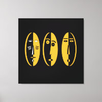 Abstract modern masks