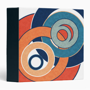 Abstract modern minimalistic art landscape geometr binder