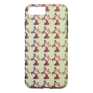 Abstract Modern Multicolor Tulip Floral design Case-Mate iPhone Case