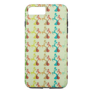Abstract Modern Multicolor Tulip Floral pattern Case-Mate iPhone Case