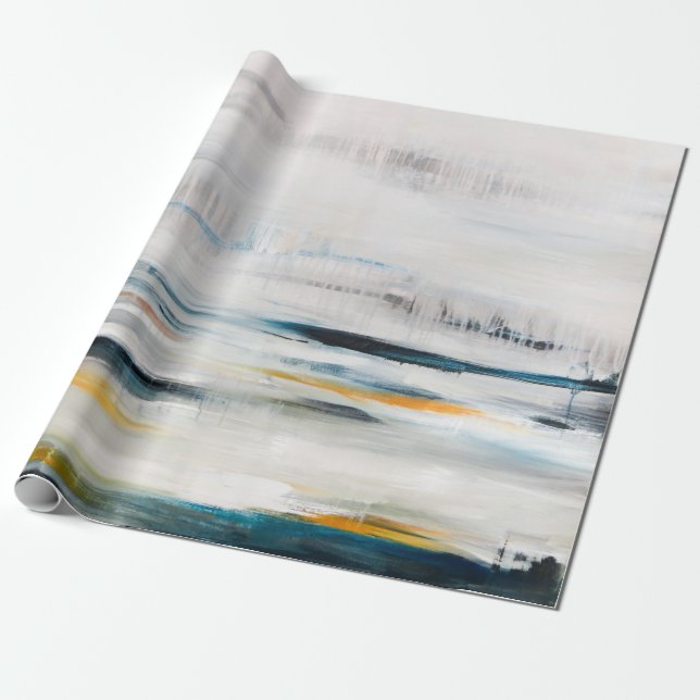 Abstract modern painting background. Contemporary  Wrapping Paper (Unrolled)