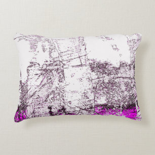 Abstract modern painting background. Illustration. Accent Pillow