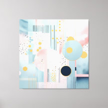 Abstract modern pastel geomatrical pattern