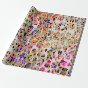 abstract modern pattern design with colorful effec wrapping paper