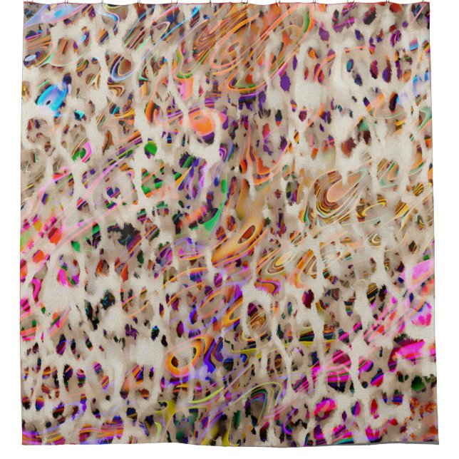abstract modern pattern design with colourful effe (Front)