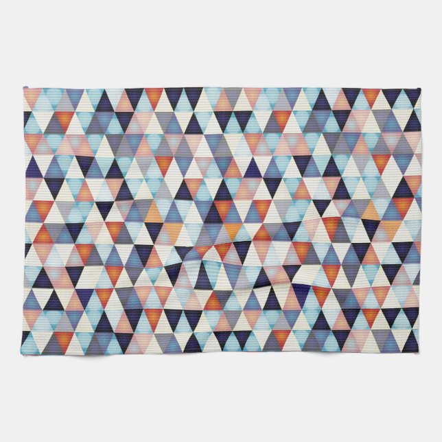 Abstract modern pattern kitchen towel (Horizontal)