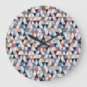 Abstract modern pattern large clock
