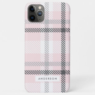 Abstract modern plaid iPhone 11 pro max case