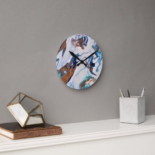 abstract modern. round clock