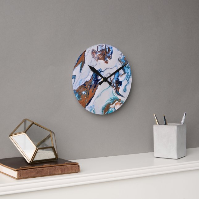 abstract modern. round clock (Office)
