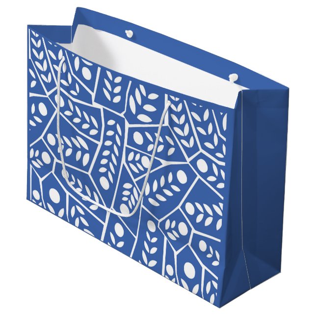 Abstract Modern Shapes Gift Bag (Front Angled)