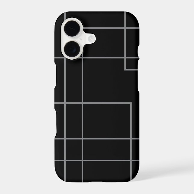 Abstract, modern, simple, minimal line pattern art (Back)
